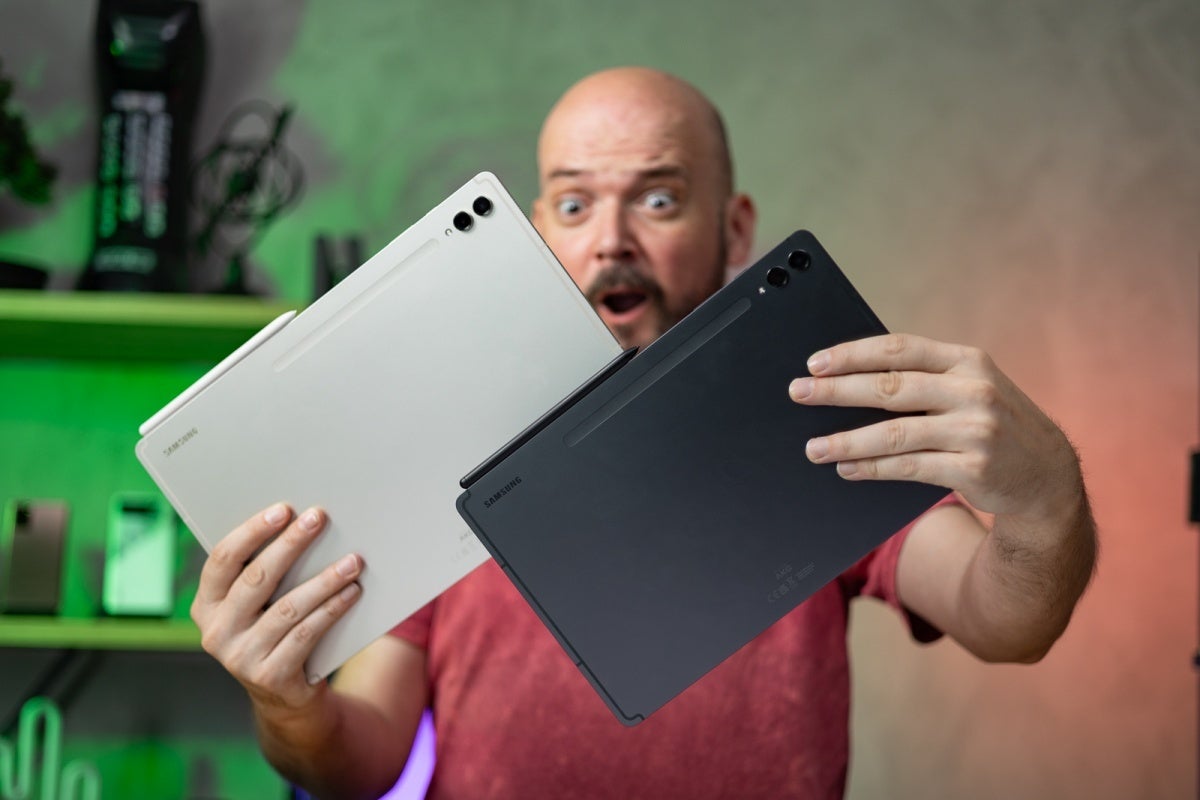 The Galaxy Tab S9+ and Tab S9 Ultra are scary big and powerful. | Image Credit -- PhoneArena - Samsung confirms &#039;there will be a Galaxy Tab S10 series&#039; available by the end of 2024