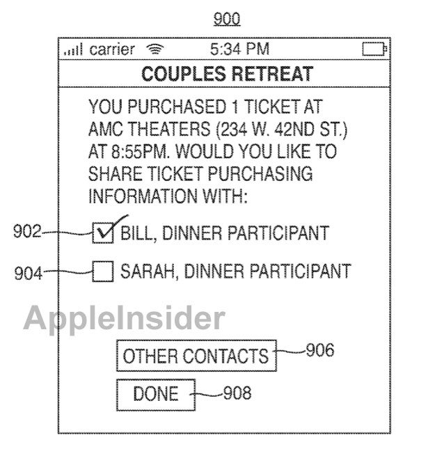 In December 2009, Apple filed for a patent on a location and traffic based movie showtime app - Apple considering integrating movie times into your personal iPhone data