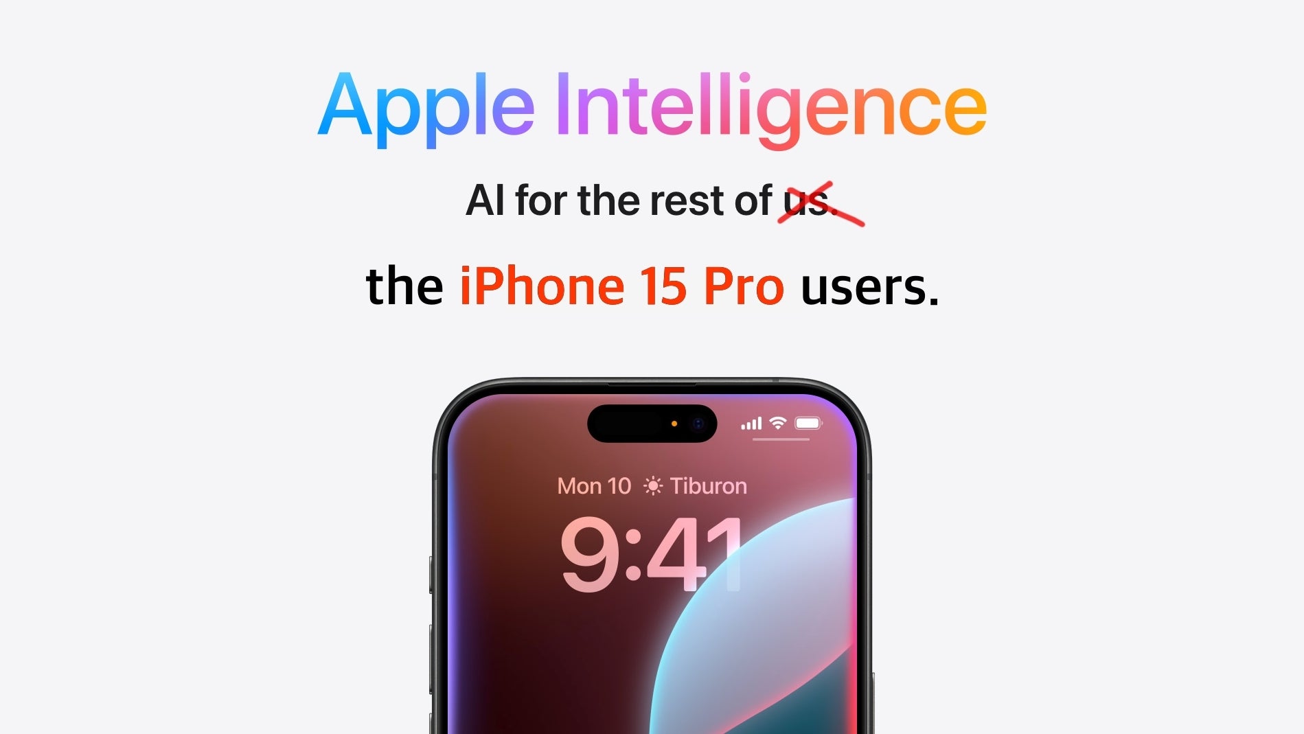 Apple Intelligence is exclusive to iPhone 15 Pro, and that's gotta be crime. Somewhere. But not in this universe. - Apple was pressured into giving people AI: Is iOS 18 a disaster waiting to happen?