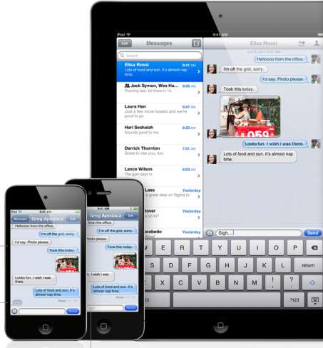 iMessage brings free messaging to iOS 5 - As SMS growth is slowing down, is a new era of free messaging coming up?
