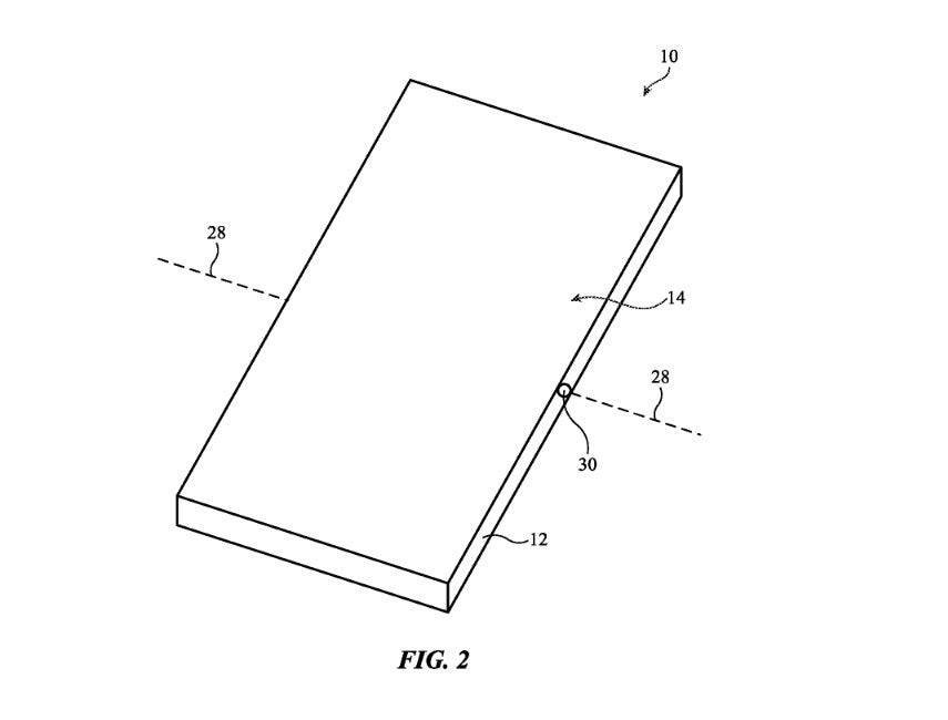 Another illustration from Apple&#039;s new patent. | Image credit-USPTO - Apple&#039;s new patent makes a foldable iPhone more likely to appear