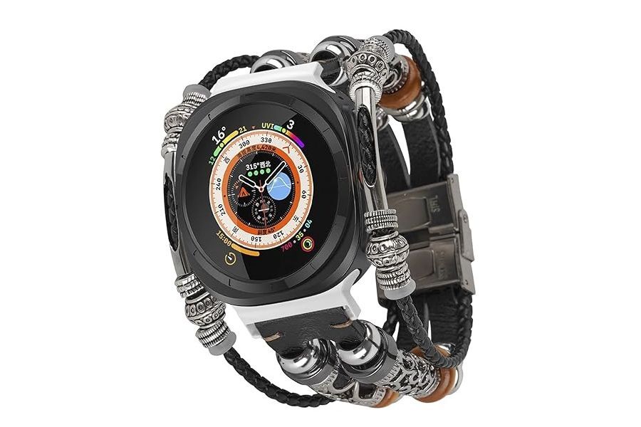 The&amp;nbsp;Leather Boho Galaxy Watch Ultra Bracelet has a unique style - The best Galaxy Watch Ultra bands in 2024