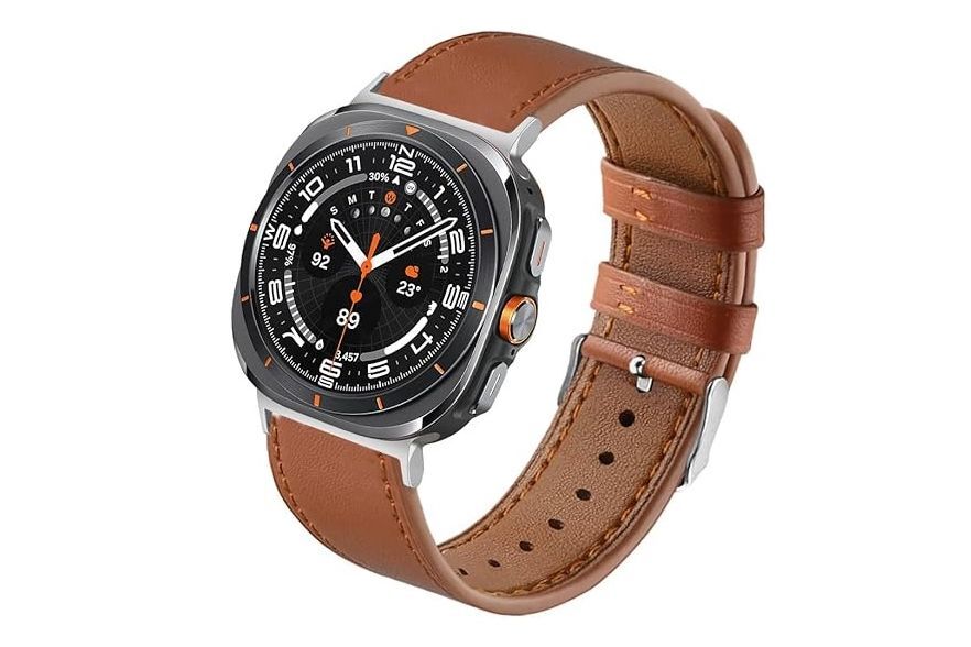 The&amp;nbsp;Sankel Galaxy Watch Ultra Leather band gives you that classic leather look - The best Galaxy Watch Ultra bands in 2024