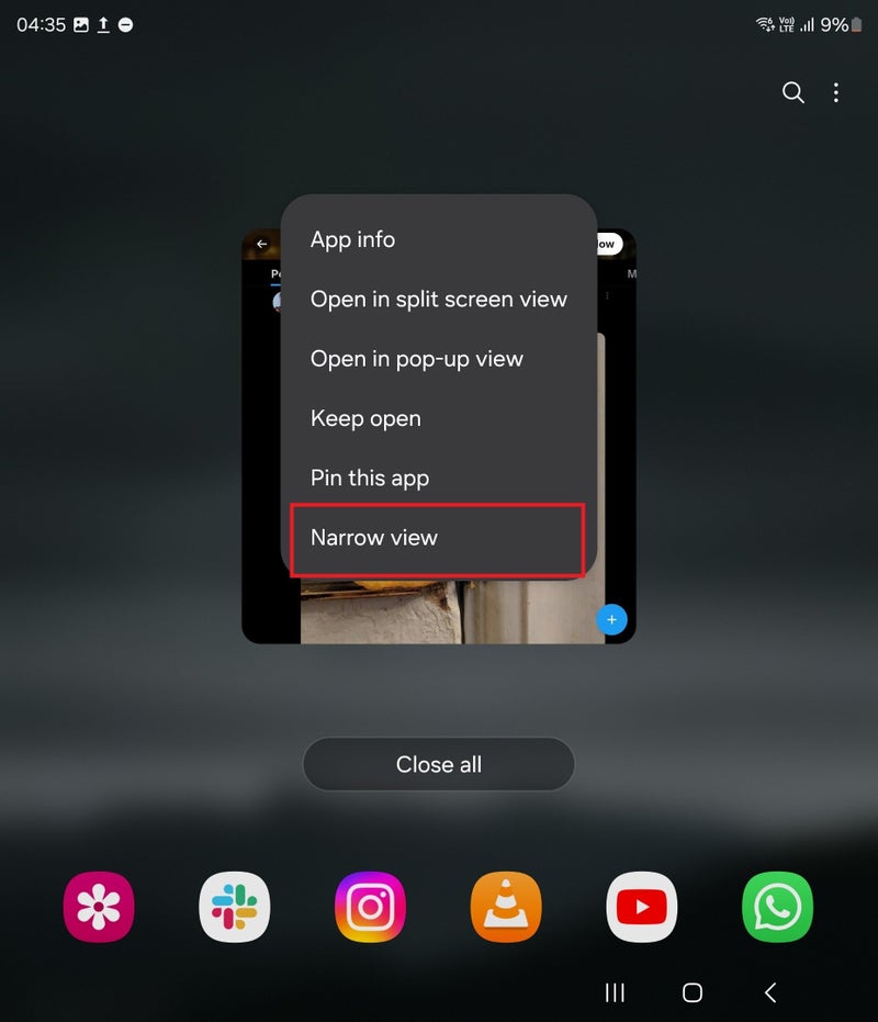 Samsung introduces narrow view in One UI 6.1.1 for better app experience on Galaxy Z Fold phones