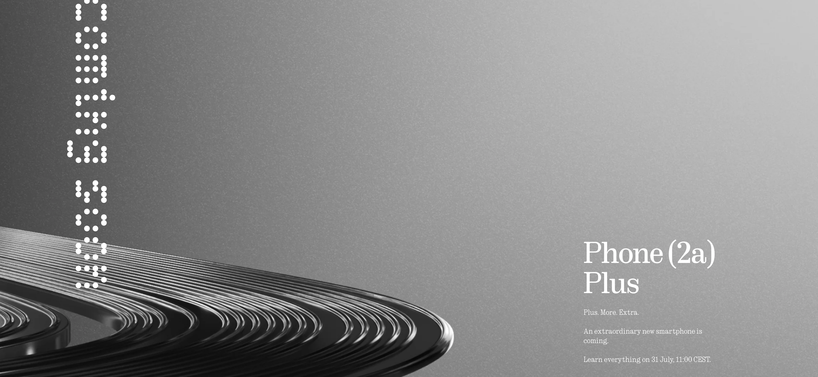 Nothing confirms the phone's existence and shares announcement date. | Image Source - Nothing - (Update: Nothing confirms!) Nothing may be preparing a Nothing Phone 2a Plus