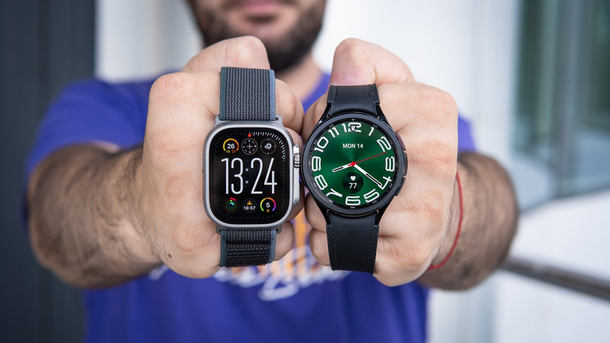 Apple Watch Ultra 2 vs Galaxy Watch 6 Classic 47mm (Image by PhoneArena) - Samsung&#039;s latest copycat tactics are disappointing news for everyone