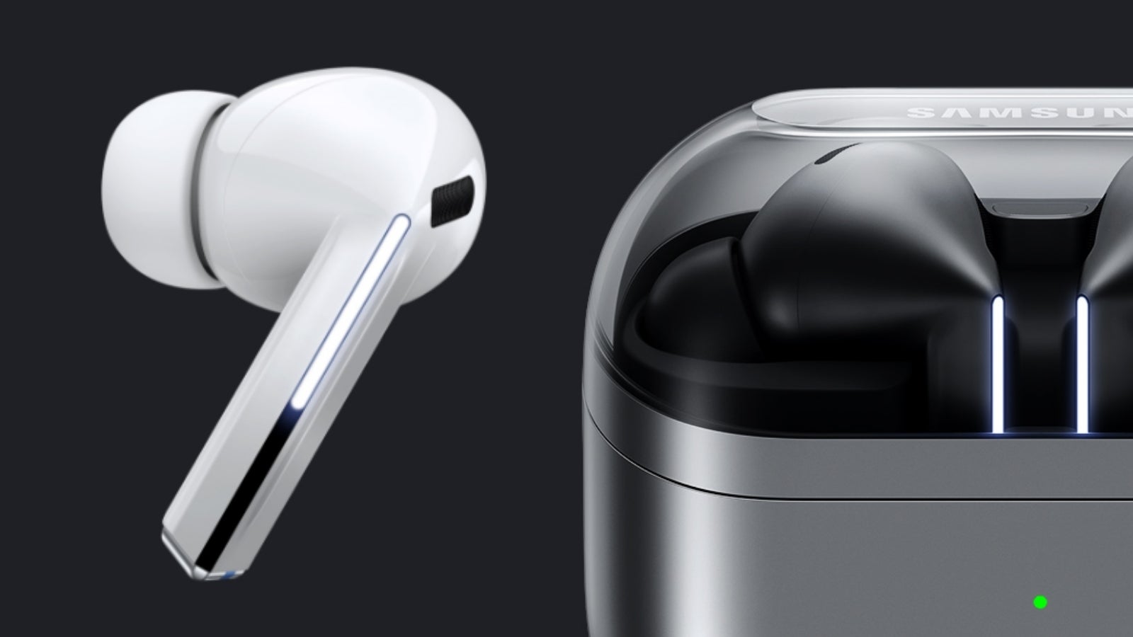 AirPods Pro mais avec un boîtier transparent et des lumières et tout. - Les nouveautés de Samsung sont bien plus excitantes que tout ce qu'Apple a maintenant : Galaxy AI, Fold 6, Galaxy Ring