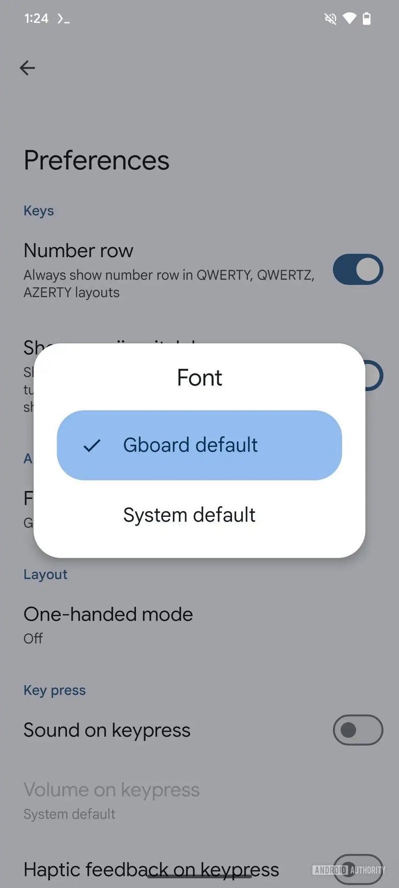 Gboard could soon match your system font