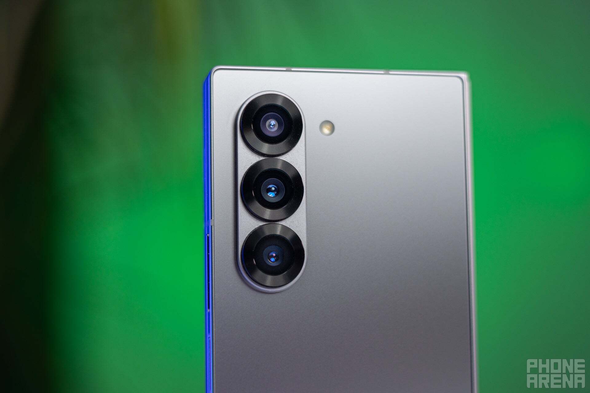 The Galaxy Z Fold 6's rear triple camera setup. | Image credit - PhoneArena - The Xiaomi Mix Fold 4 made me forget about the Galaxy Z Fold 6