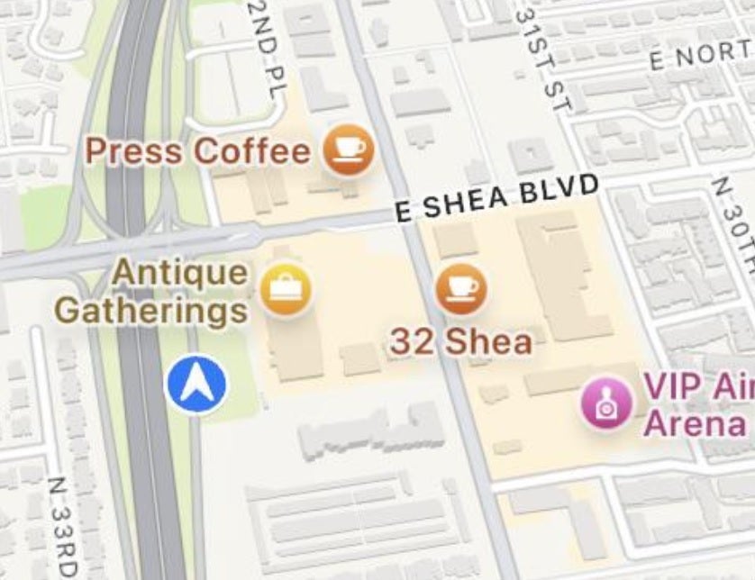 In iOS 18, certain businesses get larger fonts that stand out on the Apple Maps app. | Image credit-Reddit - One new change to Apple Maps in iOS 18 is panned by some users