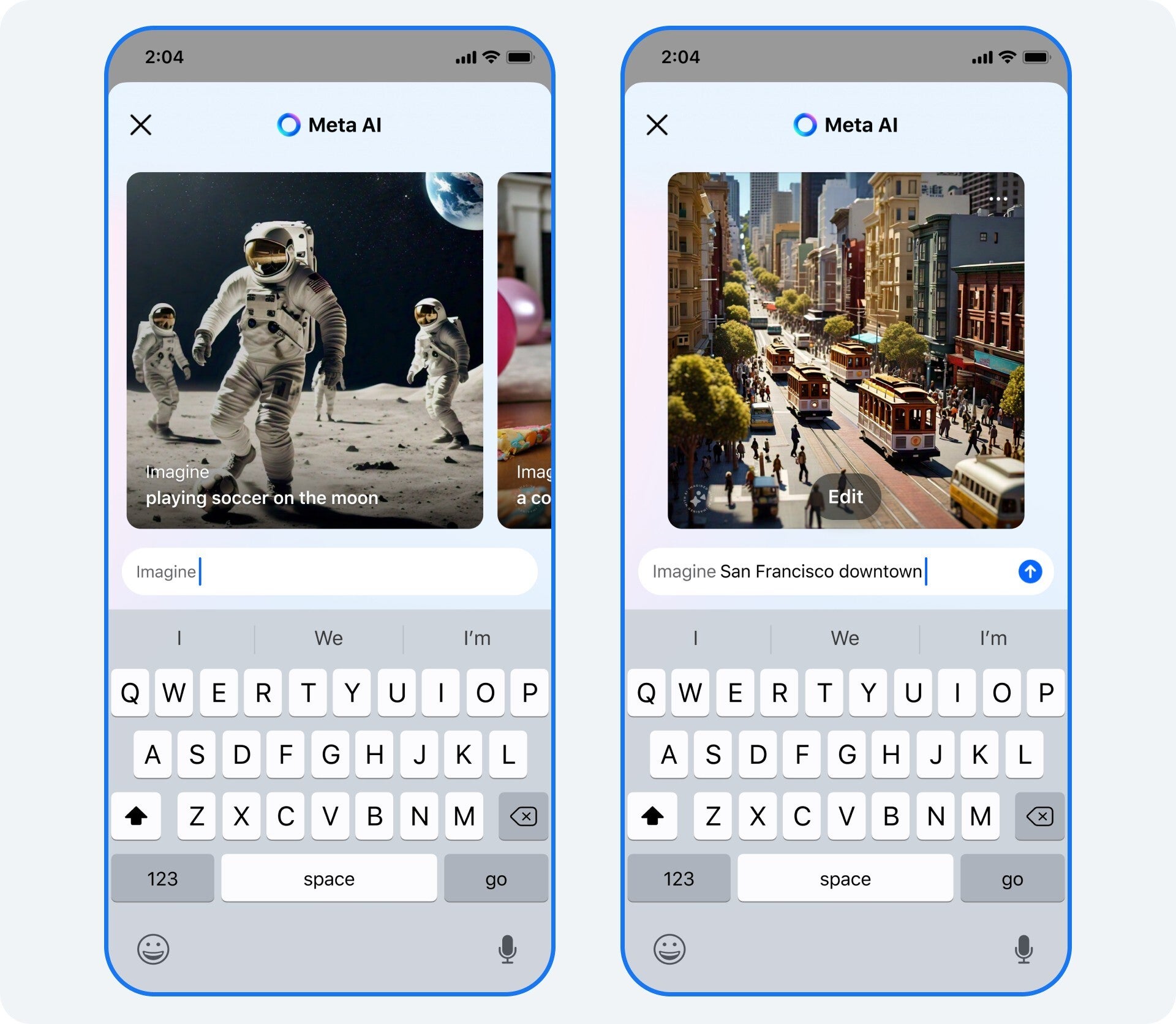 Soon, you will be able to create AI-generated images right within feeds, stories, comments, and messages. | Image credit – Meta - Meta AI goes global and brings new features to WhatsApp, Instagram, and Facebook