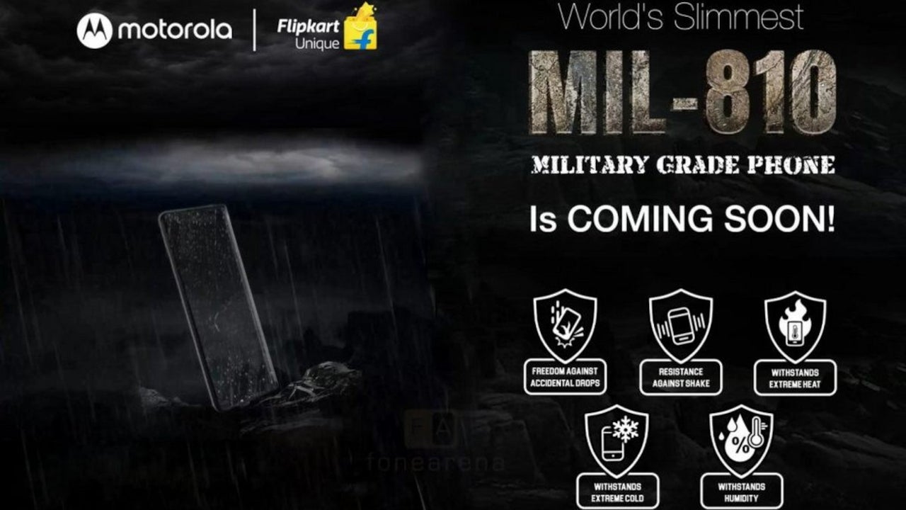 Motorola to launch the “world’s slimmest military grade phone” on July 25