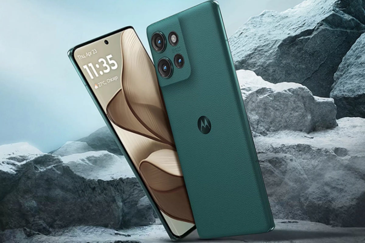 The Edge 50 is a very thin, stylish, and distinctive new mid-range smartphone. - The Motorola Edge 50 is official with a super-premium, ultra-thin, and surprisingly robust design