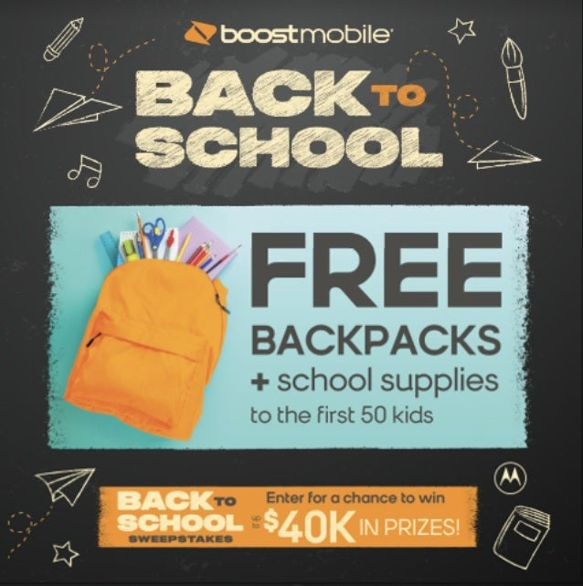 It&#039;s time to get the kiddies prepared for another year of school. | Image credit-Boost Mobile - T-Mobile and Boost Mobile have &quot;Back to School&quot; deals that are available now