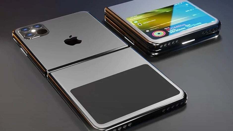 Concept render of the iPhone Flip. | Image Source - iOS Beta News - Enough with the iPhone 17 Slim stuff, give me an iPhone 17 Flip instead