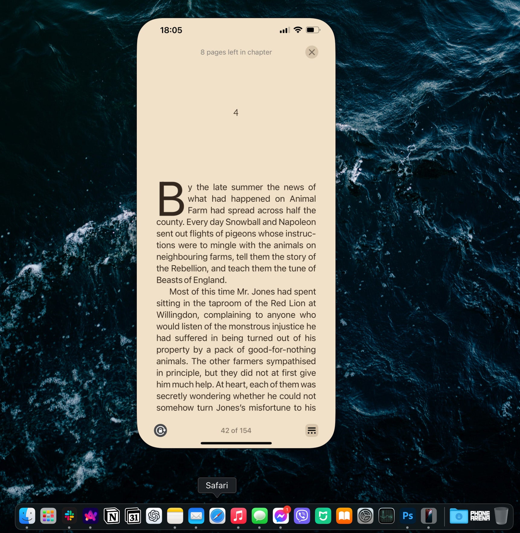 You can use any app on your iPhone, except for the camera app (Image by PhoneArena) - The power of the ecosystem: A deep dive with iPhone Mirroring on macOS