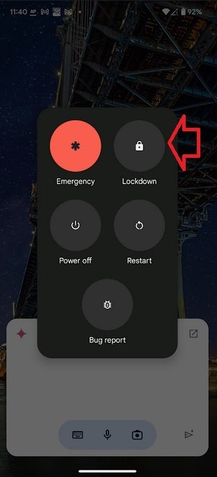 Tap on Lockdown to protect personal data on an Android 15 powered phone from getting stolen through the USB-C port. | Image credit-PhoneArena - Android, iOS users are warned again about &quot;Juice Jacking&quot;