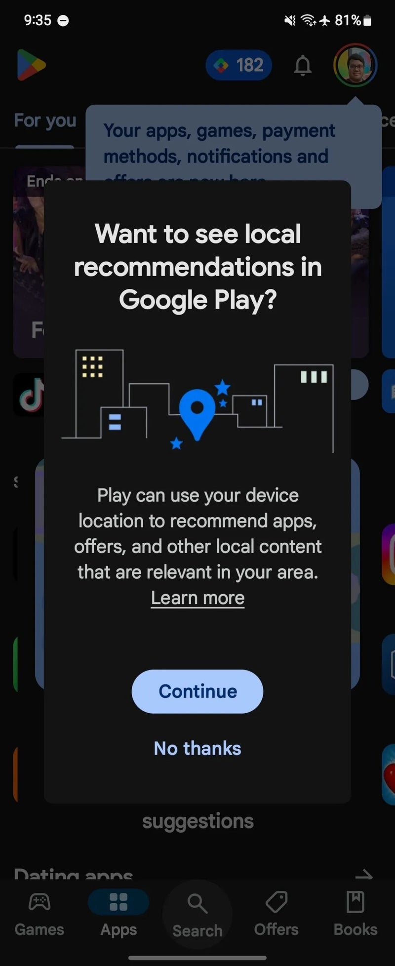 Google Play Store zooms in: Local recommendations might be coming soon