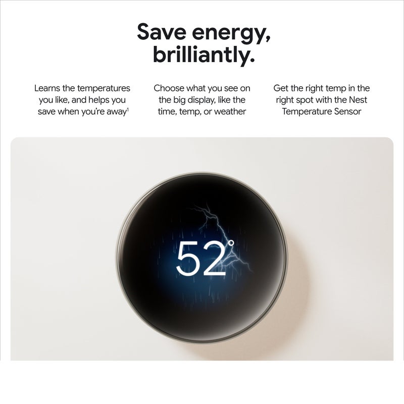 Google marketing materials have leaked for a new Nest Learning Thermostat with a borderless design