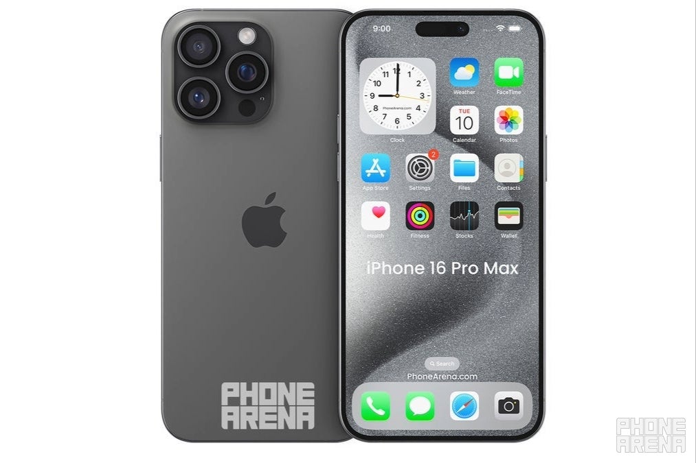 This is how the iPhone 16 Pro Max could look like. | Image credit – PhoneArena - Apple might shift iPhone 16 Pro production to India