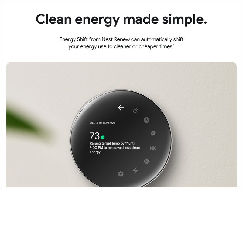 Google marketing materials have leaked for a new Nest Learning Thermostat with a borderless design