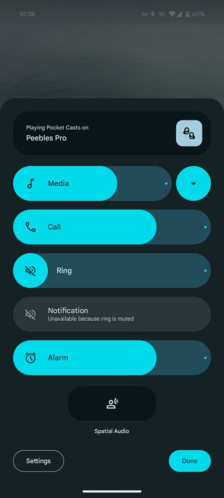 Android 15 Beta 4 removes Pixel Buds Pro active noise controls from redesigned volume menu