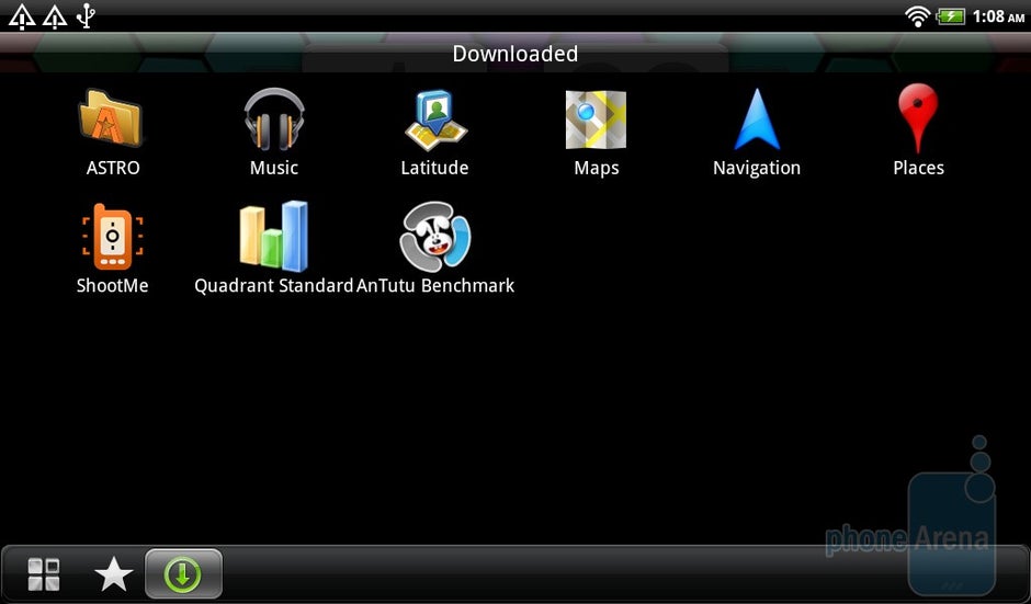 The app panel - HTC Sense UI for tablets Walkthrough