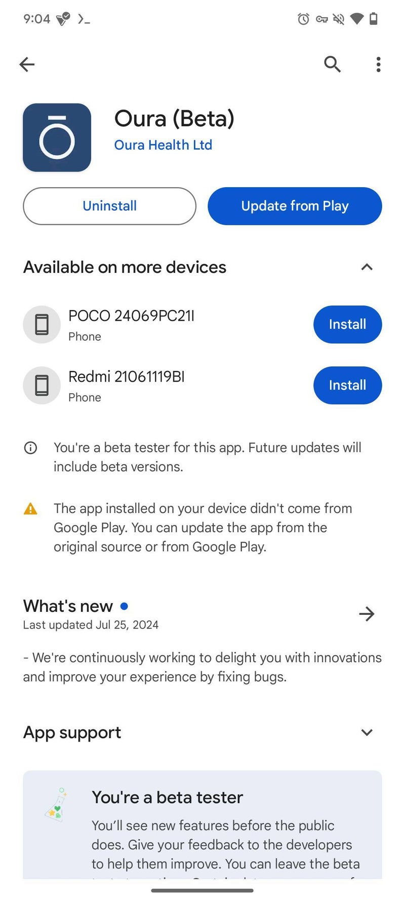 Google Play Store may soon allow updates for sideloaded apps