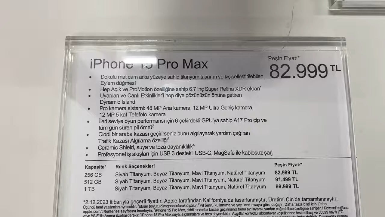 iPhone 15 Pro Max price in Turkey discounted to $2,500 | Image credit – Adil Khan/YT - iPhone 16 Pro Max may ironically bring some respite from global iPhone price hikes