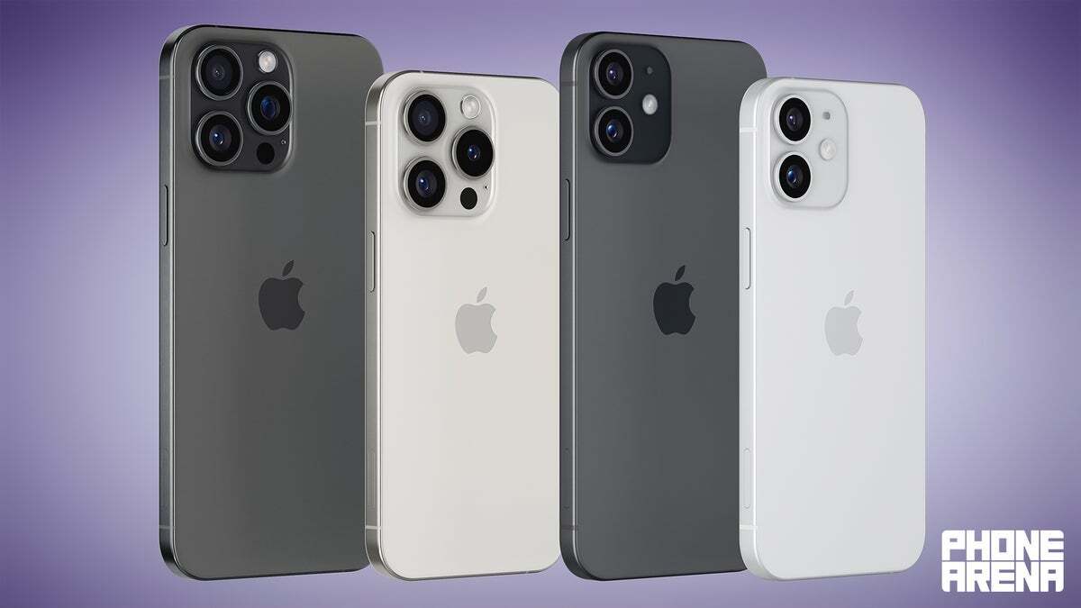 The iPhone 16 family. | Image credit – PhoneArena - Apple Intelligence is not enough of an upgrade to make the expected iPhone 16 frenzy happen