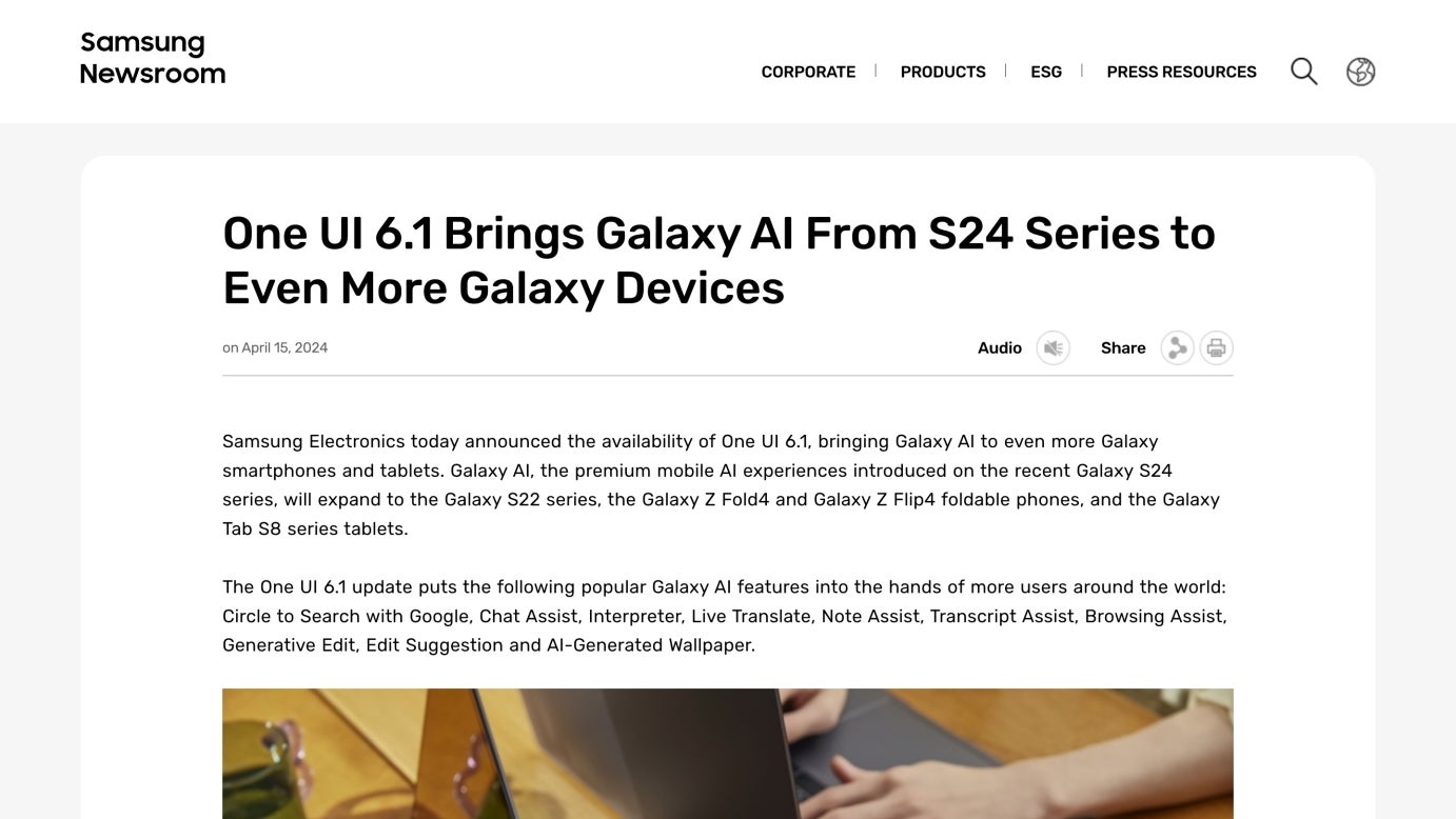 Back when Samsung announced that  - /www.phonearena.com/news/galaxy-ai_id157374&quot; class=&quot;internal&quot; rel=&quot;&quot;&gt;Galaxy AI is coming to Galaxy S23 and Galaxy S22. So far, the information for AI coming to the Galaxy A series is just a leak/rumor. - AI injection will make affordable Galaxy phones unbeatable: Huge win for Android users on a budget