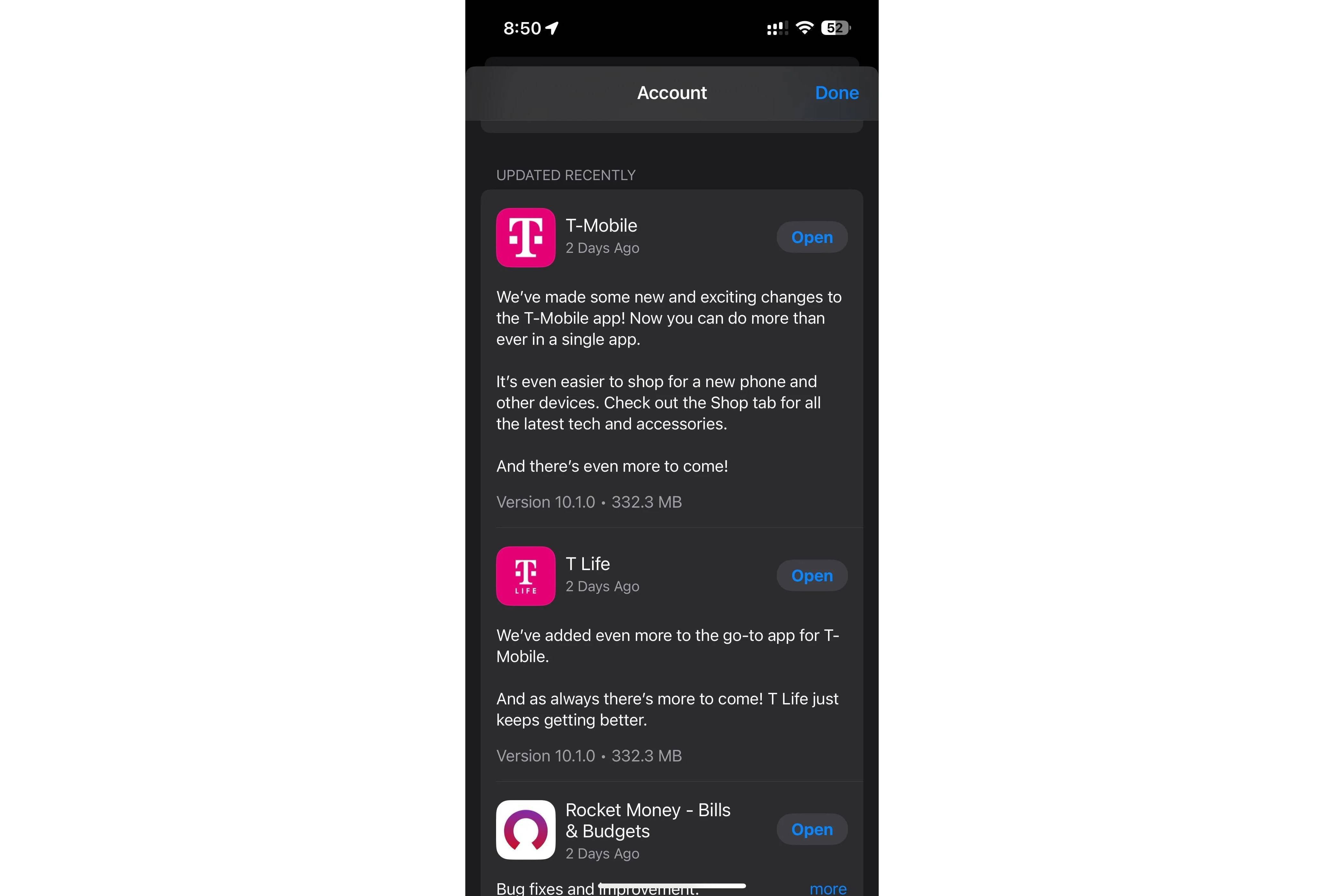 T-Mobile and T-Life are basically the same apps now - T-Mobile is pretty much asking people to remove one app from their phones