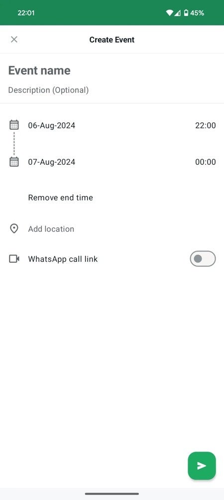 WhatsApp testing new duration feature for community group chat events