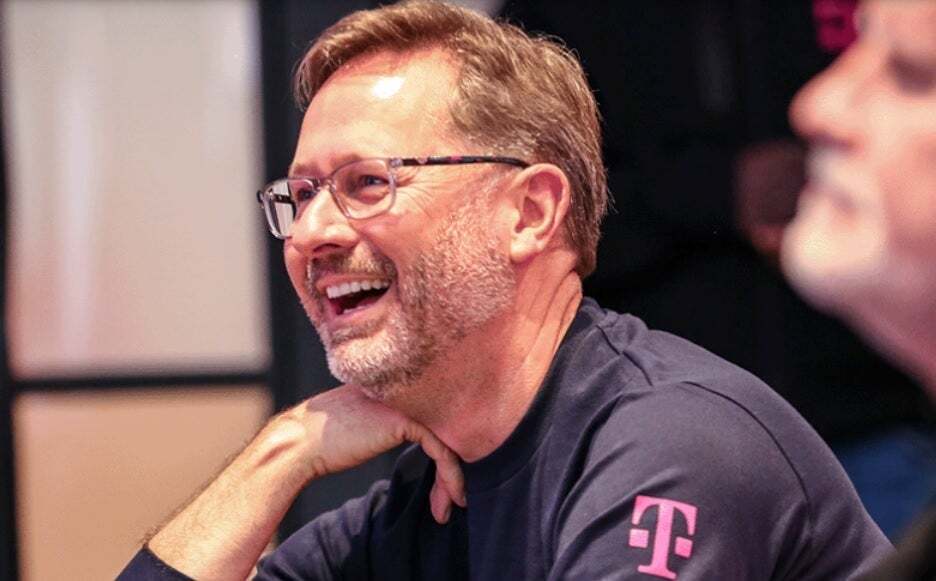 Current T-Mobile CEO Mike Sievert has a reason for smiling. Reps and customers? Not so much. - This is why T-Mobile CEO Sievert is smiling while some reps and customers are complaining