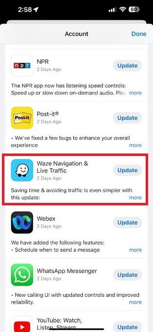 The Waze update could be waiting for you on your iPhone. | Image credit-PhoneArena - If iOS users don&#039;t update Waze ASAP, they could end up arriving late to their destinations