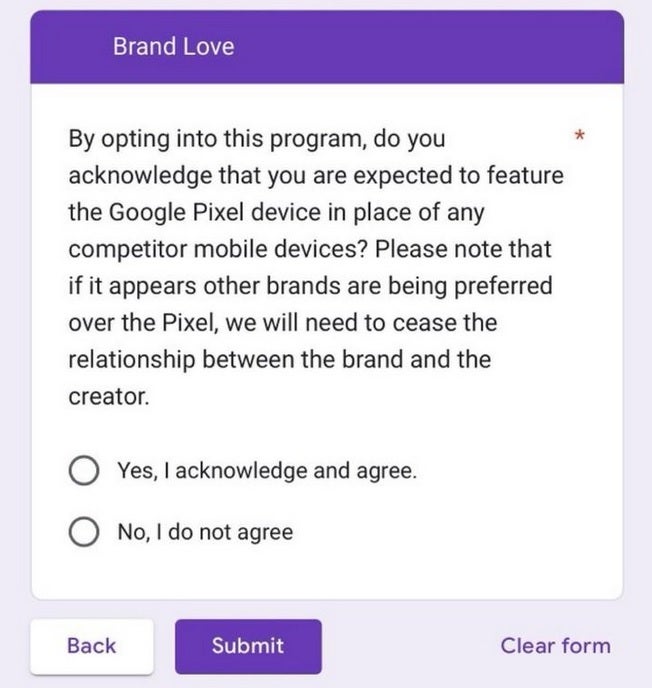 Google wanted influencers not to say that they preferred a rival phone to a Pixel 9 series model. | Image credit-Threads - Influencers were warned by Google not to prefer other brands over the Pixel