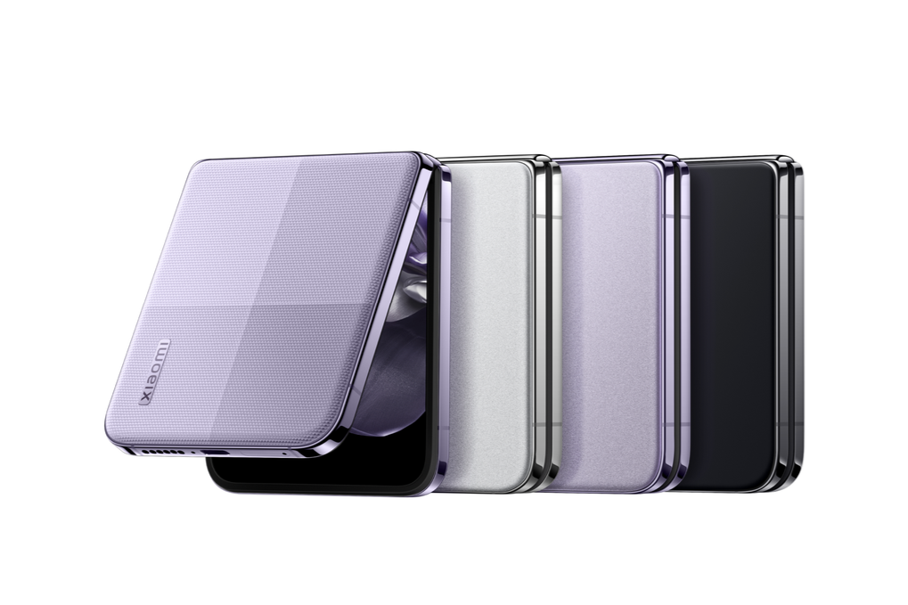 In China, the Mix Flip comes in three colors: Black, White, and Purple. | Image credit – Xiaomi - Xiaomi’s first clamshell foldable, the Mix Flip, global price tag leaks