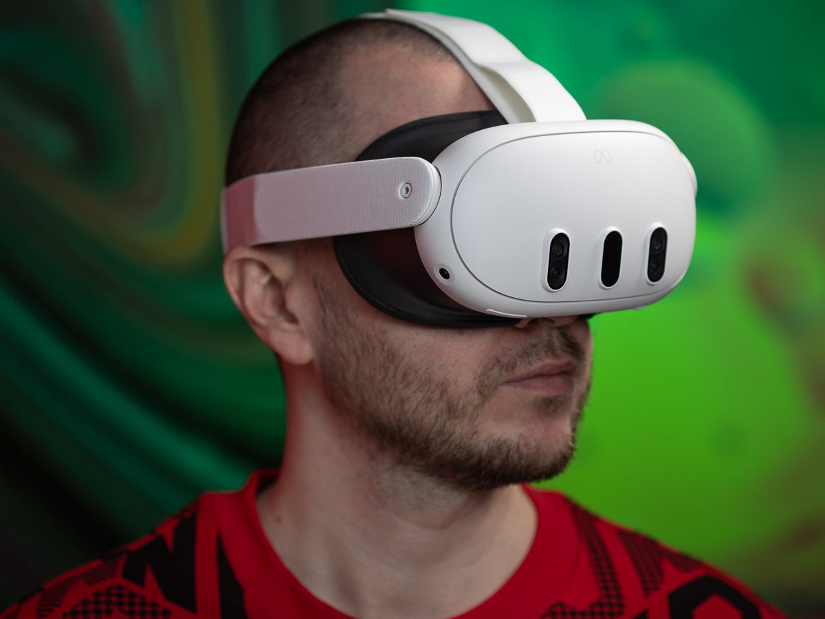 A Meta Quest 3, one of the best VR headsets today. | Image credit — PhoneArena - There&#039;s no better time to jump into VR! Here&#039;s everything you need to know