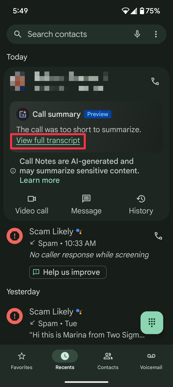 Google makes it possible to record phone calls on the Pixel 9 series using the Call Notes feature