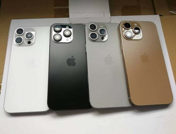 Dummy units, iPhone 16 Pro. | Image Credit - Sonny Dickson - iPhone 16 colors: all the rumored shades