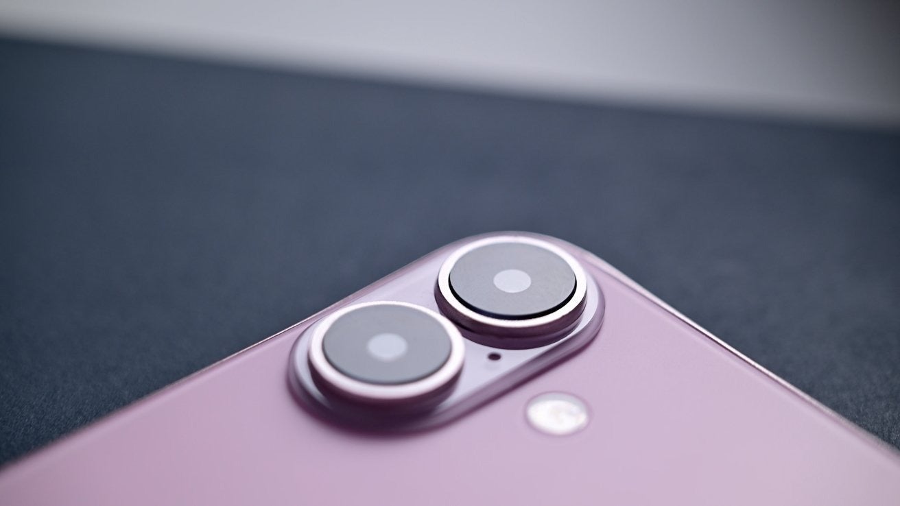 The new vertical layout for the iPhone 16 and 16 Plus cameras makes the camera island much smaller. (Image credit to AppleInsider) - iPhone 16 camera: All the upgrades we expect