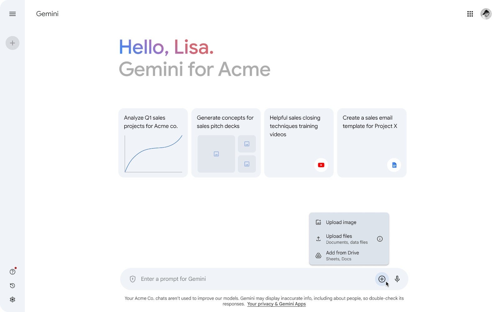 Google Workspace expands Gemini&#039;s capabilities with more file types and straight from Drive uploads