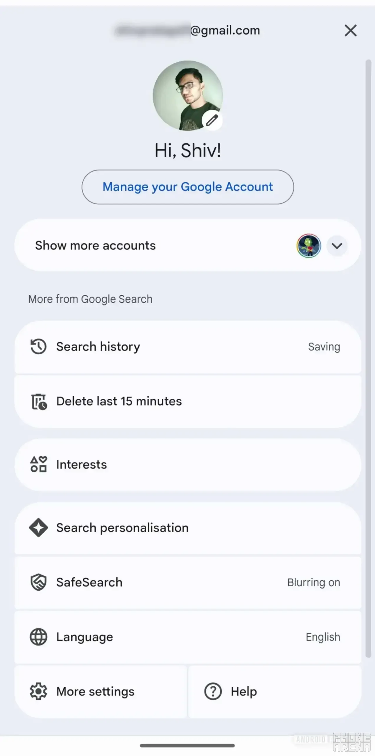 Google Account Switcher On Mobile May Get A Cleaner Look Soon PhoneArena