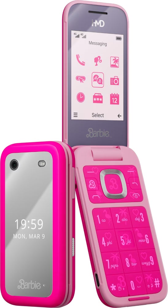 HMD’s very pink Barbie clamshell is coming to the US in October