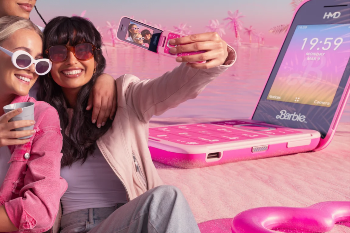 The Barbie phone will be available for pre-order starting September 23. | Image credit – HMD - The US version of the Barbie phone is better than the global one