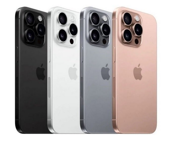 Renders of the iPhone 16 Pro show the four rumored color optio - nbsp;Titanium White, Titanium Black, Titanium Gray, and Titanium Bronze, or Desert Titanium. | Image credit-Sonny Dickson - Apple could add another device to be unveiled during its &quot;Glowtime&quot; event on September 9th