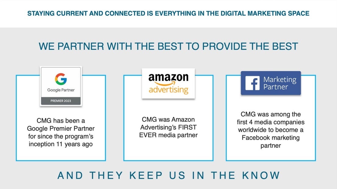 The leaked pitch deck shows that Google, Meta, Facebook are, or were once customers of Cox Media Group. | Image credit-404 Media - Leaked pitch deck proves that your phone is listening to what you say