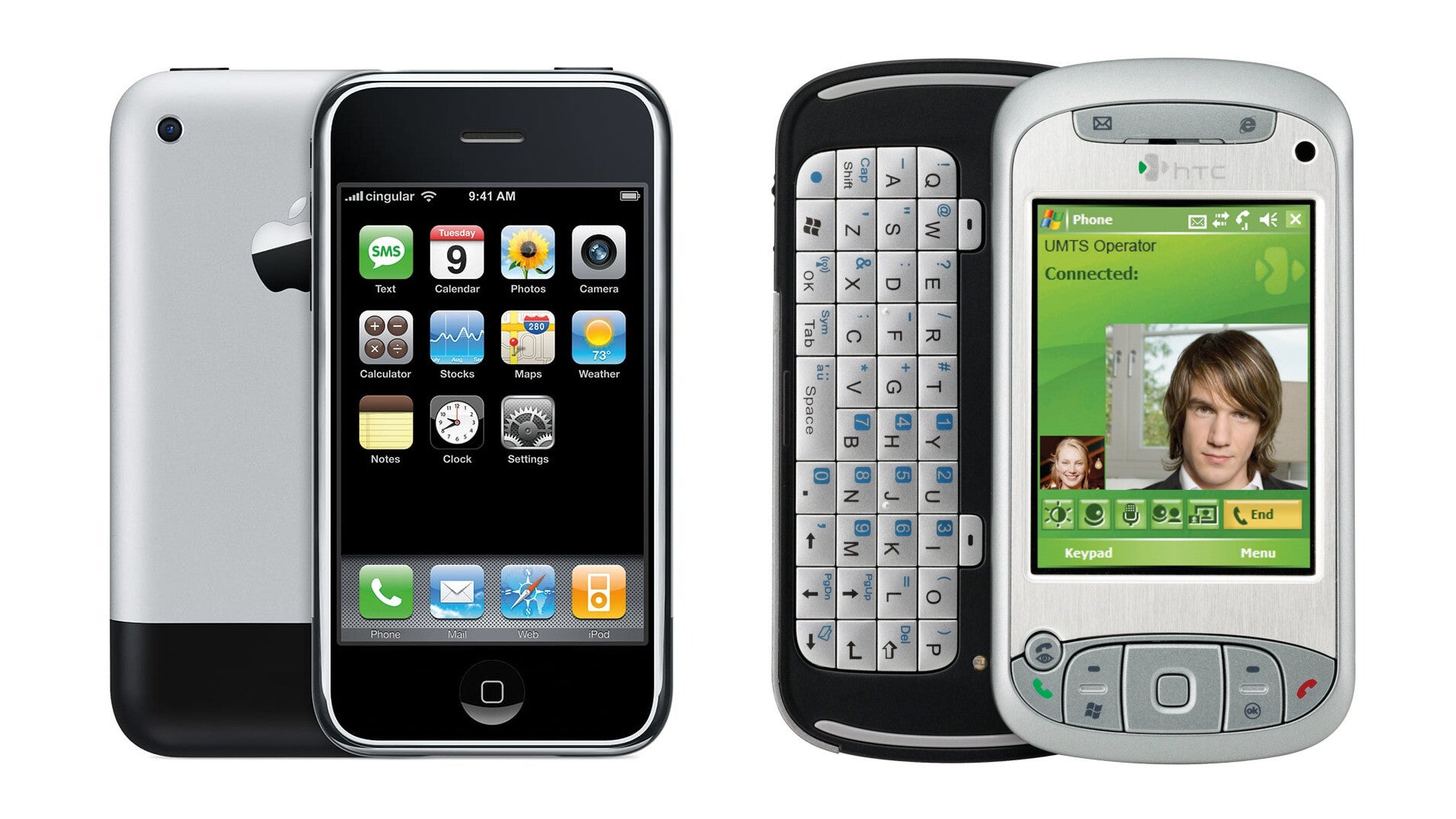 Original iPhone and HTC TyTN