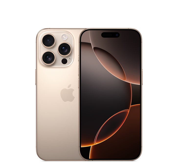 The iPhone 16 Pro in Desert Titanium. | Image Credit - Apple - iPhone 16 colors: all the official shades