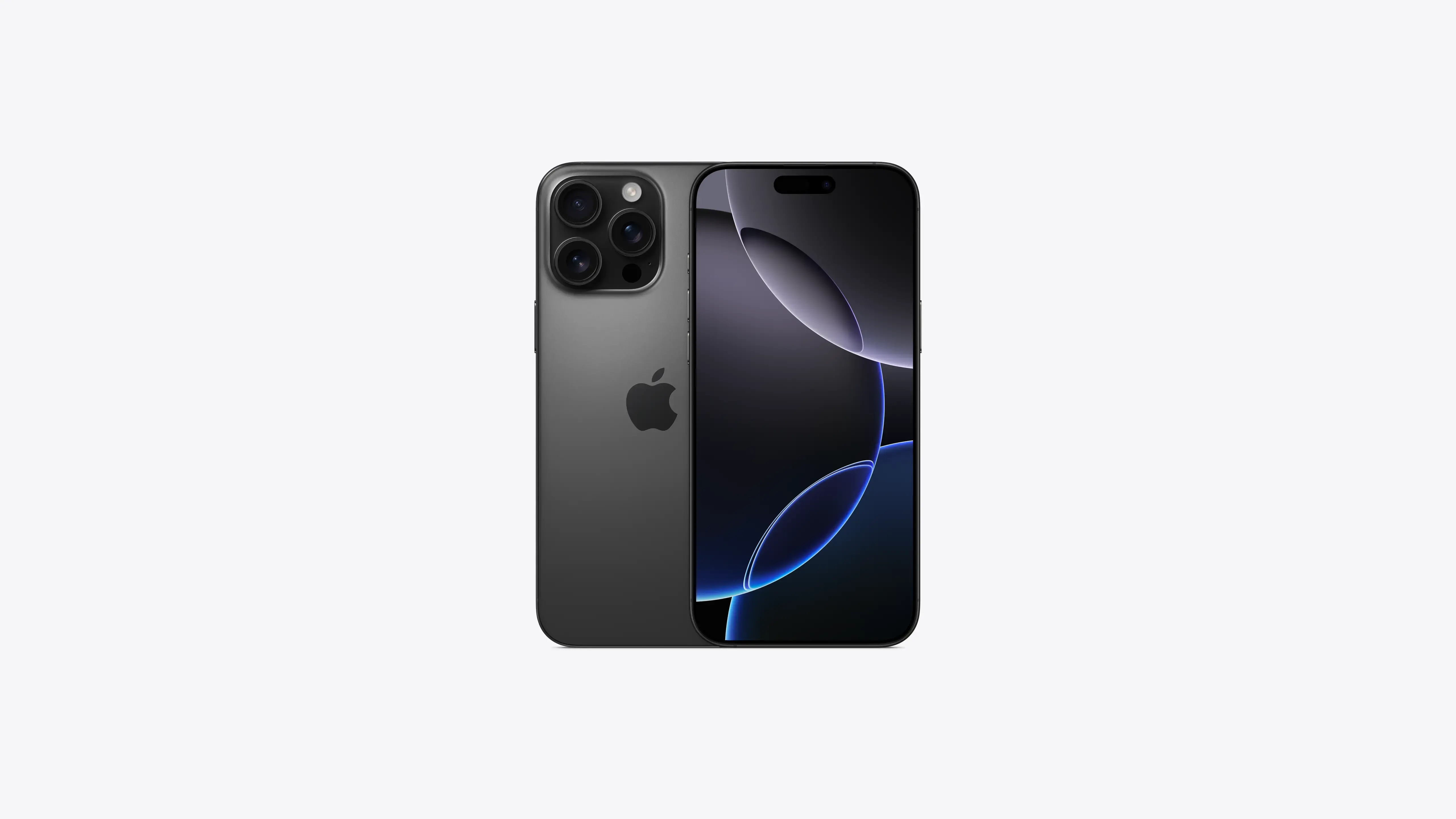 The iPhone 16 Pro in Black Titanium. | Image Credit - Apple - iPhone 16 colors: all the official shades